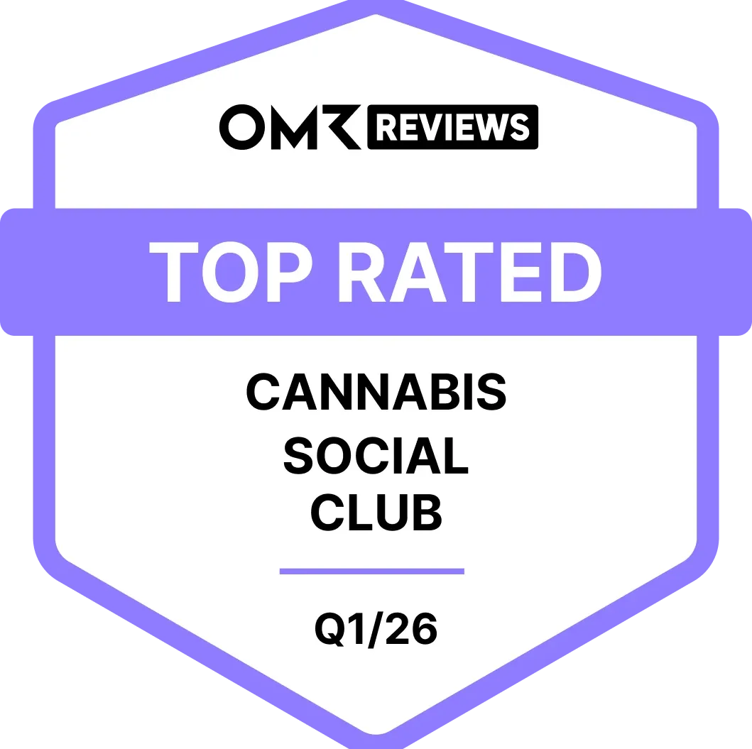 OMR Badge – Cannanas – Top Rated Cannabis Social Club Software 2026